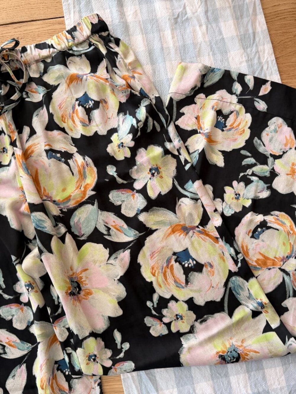 Cabi Zelda Floral Drawstring Pant Size L